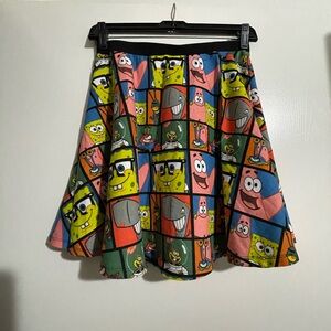 SpongeBob SquarePants Print Women's Skirt